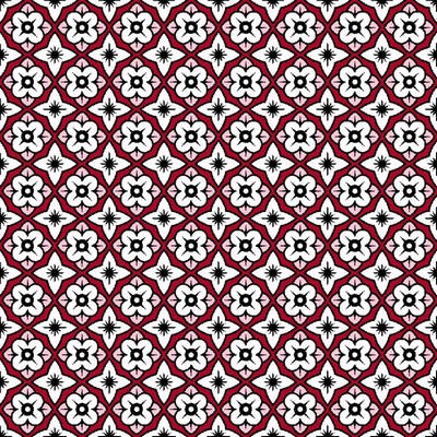 RM Coco Cool Cat Trellis Red Hot