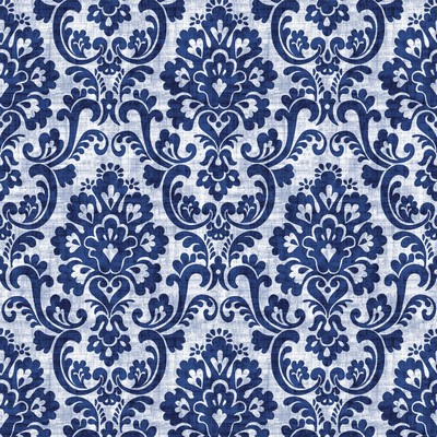 RM Coco Frescato Damask Cobalt