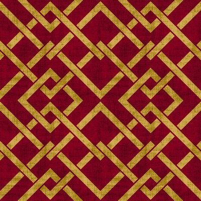 RM Coco Frescato Trellis Reversal Opera Red