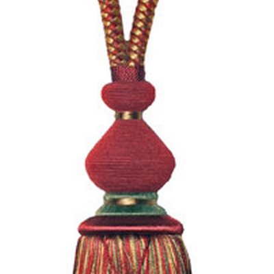 RM Coco Trim T1113 BEAD TIEBACK CABERNET BEADED TIEBACK