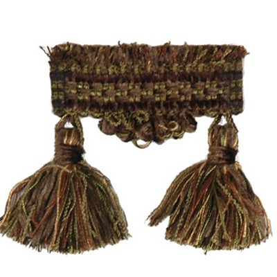 RM Coco Trim T1114 TASSEL FRINGE MOCHA THYME TASSEL FRINGE
