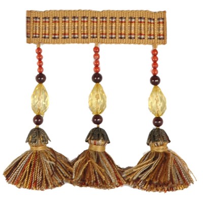 RM Coco Trim T1115 BEAD TASSEL F GOLDEN MIST BEAD TASSEL F