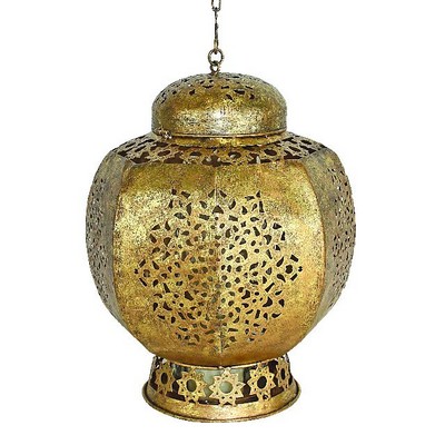Dr  Livingstone Moroccan Style Lantern Round Italian Gold