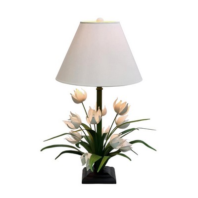 Dr  Livingstone Tulip Lamp White