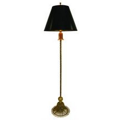Dr  Livingstone Twisted Iron Tassel Floor Lamp Antique Gold