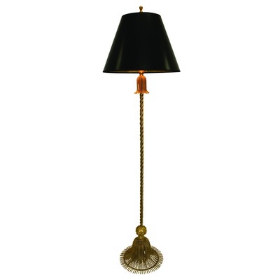 Dr  Livingstone Twisted Iron Tassel Design Floor Lamp Antique Gold
