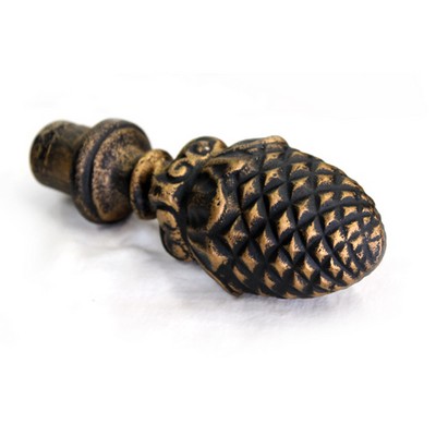 Novel Curtain Rods Artichoke Finial Renaissance Gold