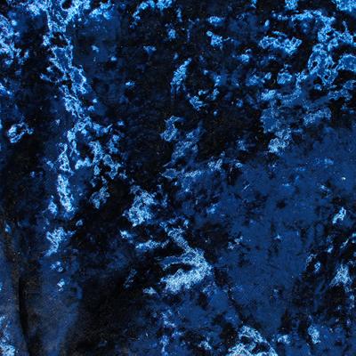 Novel Crushed Velvet Cobalt