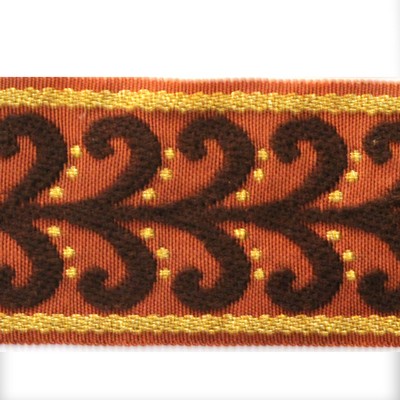 Novel Trim TANNER CHOCOLATE
RUST