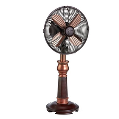 Deco Breeze Table Fan - Bently Brown, Copper