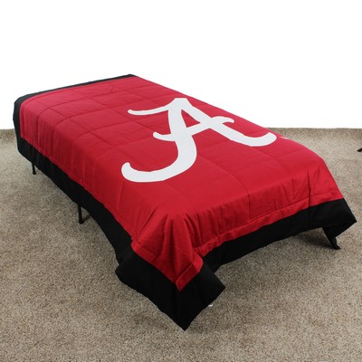 College Covers Alabama Crimson Tide Light Comforter - Panel / Panel - Twin Alabama Crimson Tide