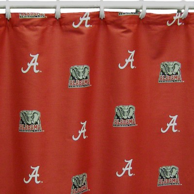 College Covers Alabama Crimson Tide Standard Shower Curtain 
