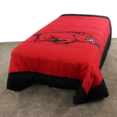 College Covers Arkansas Razorbacks 2 Sided Big Logo - Light Comforter - Full Arkansas Razorbacks