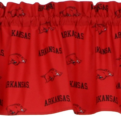 College Covers Arkansas Razorbacks Window Valance 