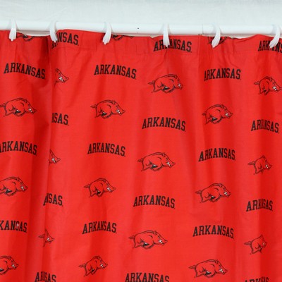 College Covers Arkansas Razorbacks Standard Shower Curtain 