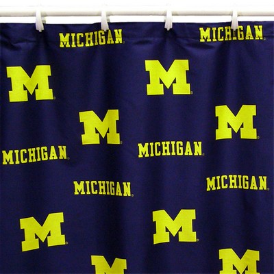 College Covers Michigan Wolverines Standard Shower Curtain 