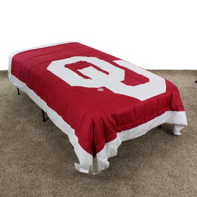 College Covers Oklahoma Sooners Light Comforter - Panel / Panel - Queen Oklahoma Sooners
