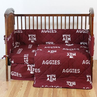 College Covers Texas A&M Aggies Crib Bedding Set 
