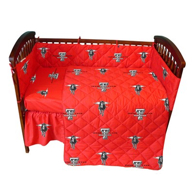 College Covers Texas Tech Red Raiders Crib Bedding Set 