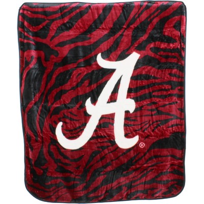 College Covers Alabama Crimson Tide Raschel Throw Blanket 50x60 