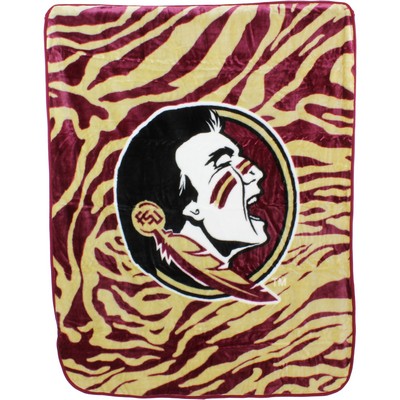 College Covers Florida State Seminoles Raschel Throw Blanket 50x60 