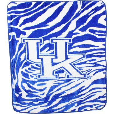 College Covers Kentucky Wildcats Raschel Throw Blanket 50x60 