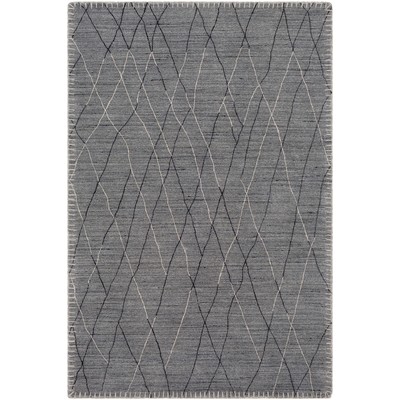 Surya  Arlequin Charcoal, Medium Gray, Black