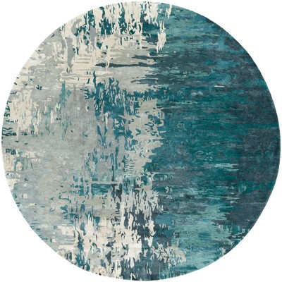 Surya  Banshee Blue, Sage, Light Gray, Off-White