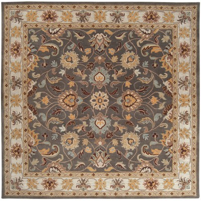 Surya  Caesar Charcoal, Light Beige, Yellow, Taupe, Medium Gray,