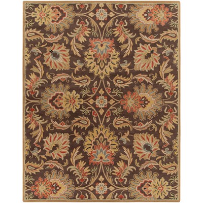 Surya  Caesar Dark Brown, Burgundy, Brown, Brick Red, Light Beig