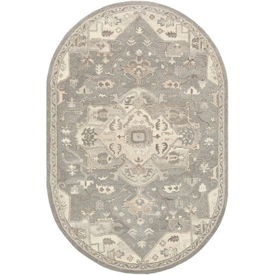 Surya  Caesar Charcoal, Taupe, Tan, Black, Light Beige, Brown