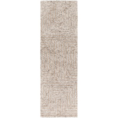 Surya  Falcon Light Gray, Taupe, Dark Brown