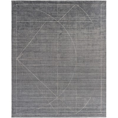 Surya  Hightower Gray, Charcoal, White, Taupe