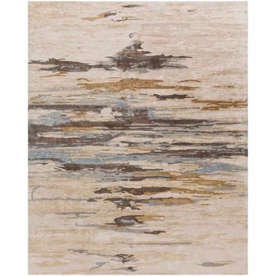 Surya  Kavita Light Beige, Gray, Medium Brown, Light Brown, Dark