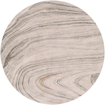 Surya  Kavita Medium Gray, Light Gray, Gray, Charcoal, Mustard, 