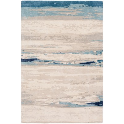 Surya  Kavita Gray, Light Gray, Oatmeal, Ink Blue, Ice Blue, Dee