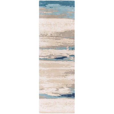 Surya  Kavita Gray, Light Gray, Oatmeal, Ink Blue, Ice Blue, Dee