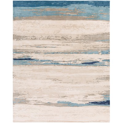 Surya  Kavita Gray, Light Gray, Oatmeal, Ink Blue, Ice Blue, Dee