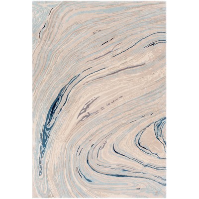 Surya  Kavita Gray, Oatmeal, Light Gray, Ink Blue, Ice Blue, Dee