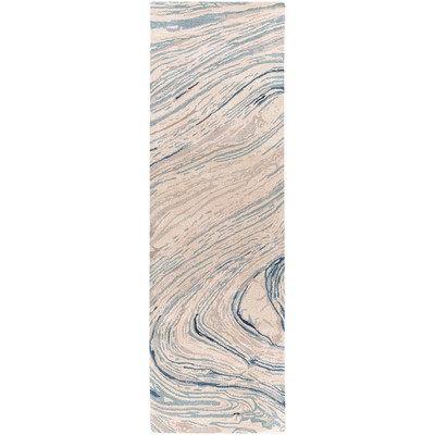 Surya  Kavita Gray, Oatmeal, Light Gray, Ink Blue, Ice Blue, Dee