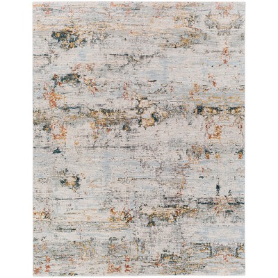 Surya  Laila Pale Blue, Dark Blue, Teal, Brick Red, Tan, Light 