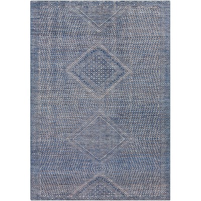 Surya  Livorno Dark Blue, White, Charcoal