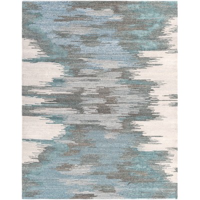 Surya  Montclair Teal, Sage, Light Beige, Charcoal, Blue, Light Gra