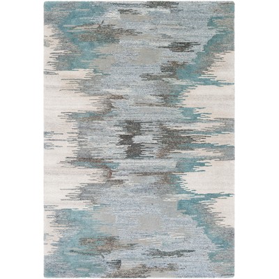 Surya  Montclair Teal, Sage, Light Beige, Charcoal, Blue, Light Gra