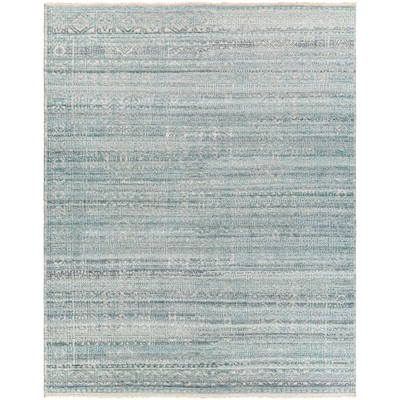 Surya  Nobility Teal, White, Charcoal, Light Slate