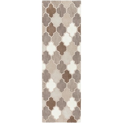 Surya  Oasis Charcoal, Taupe, Gray, Dark Brown, Light Beige, Ta