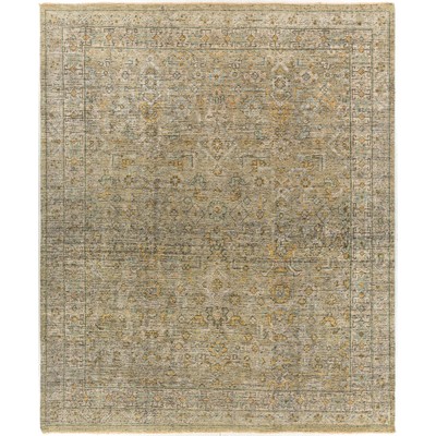 Surya  Reign Sage, Brown, Yellow, Grass Green, Light Beige, Bla
