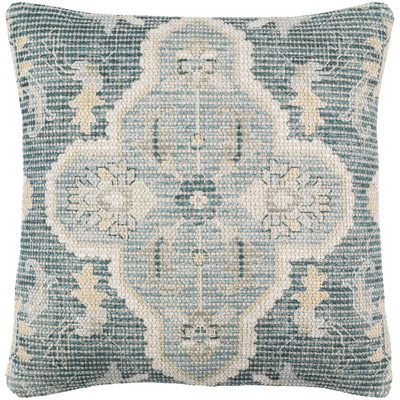 Surya  Samsun Cream, Teal, Dusty Sage, Wheat