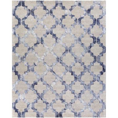 Surya  Serafina Denim, Navy, Light Gray