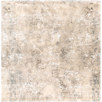 Surya  Tuscany Ivory, Aqua, White, Dark Brown, Metallic Gold